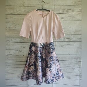 Ted Baker London Mixed Media Floral Dress! Gorgeous!